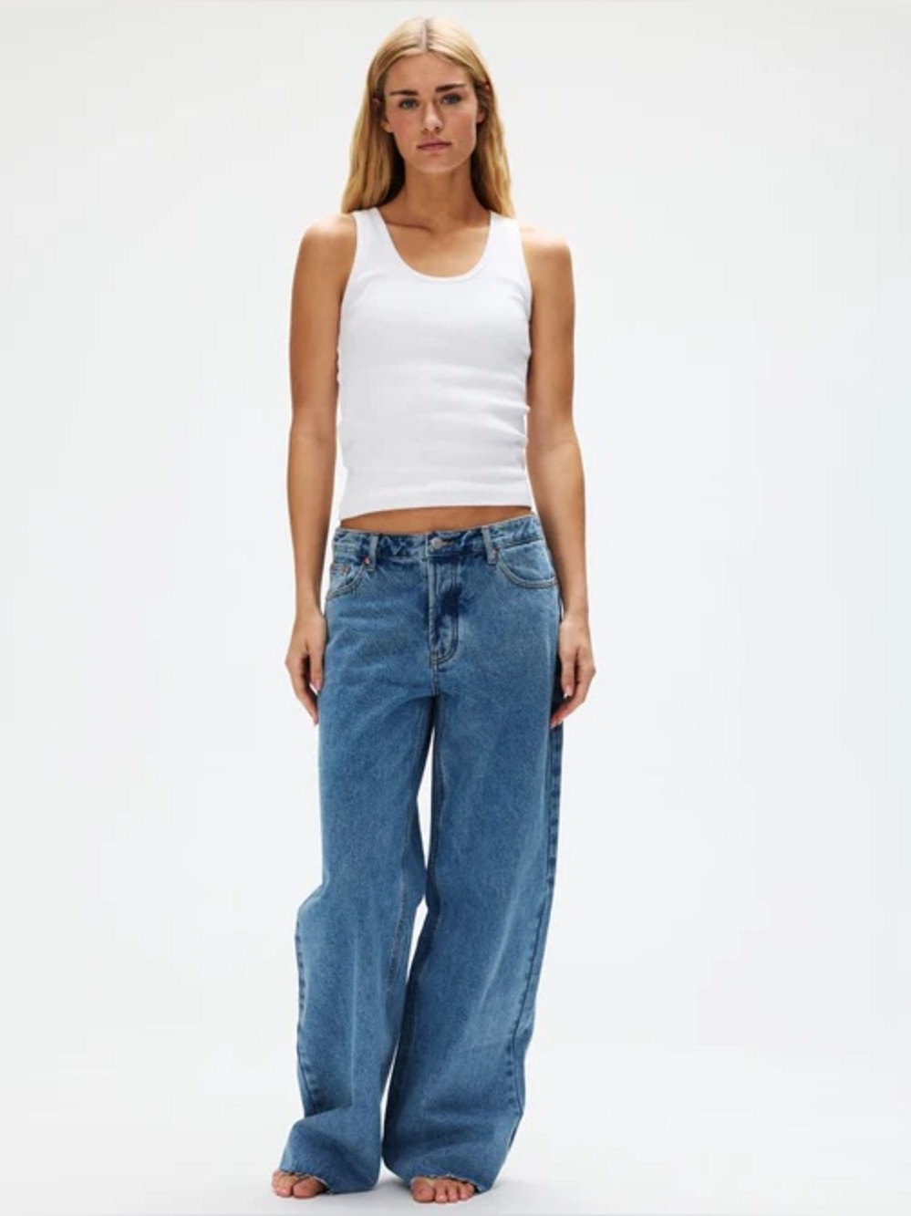 PARKE Low Rise Baggy Jeans